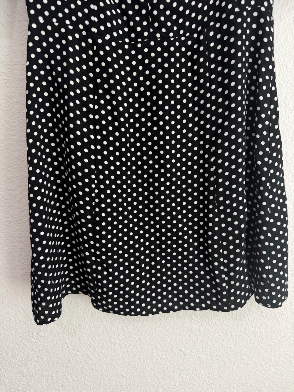 Reformation Gene Dress Polka Dot Mini Dress Size 4 - Picture 6 of 11